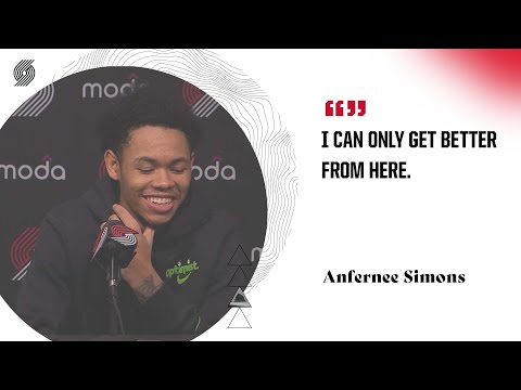 Anfernee Simons: "I can only get better from here." | Trail Blazers vs. Nets | Jan. 10, 2022
