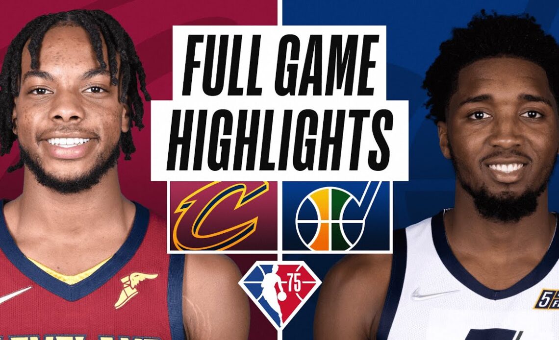 CAVALIERS at JAZZ | FULL GAME HIGHLIGHTS | January 12, 2022