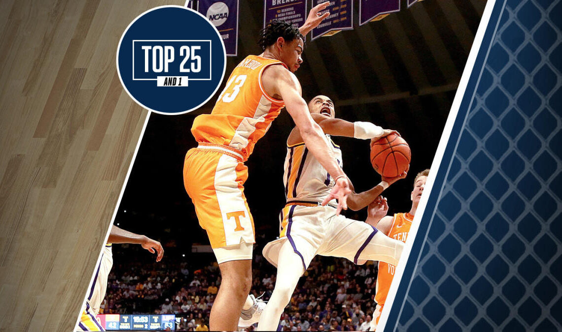 College basketball rankings: LSU, Tennessee set for Top 25 And 1 showdown on Saturday