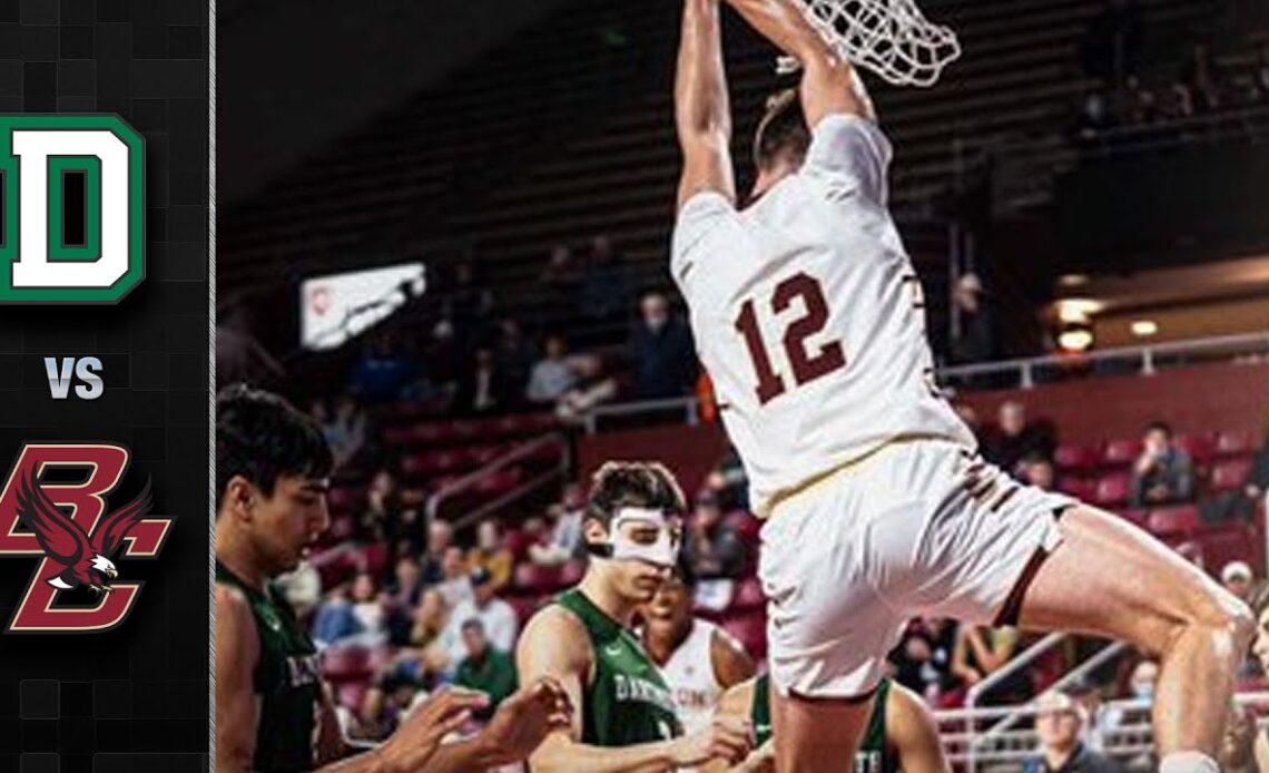 Dartmouth vs. Boston College Men's Basketball Highlights (2021-22)