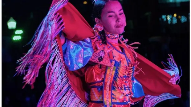 Fancy shawl dancer to showcase talent with Toronto Raptors basketball team