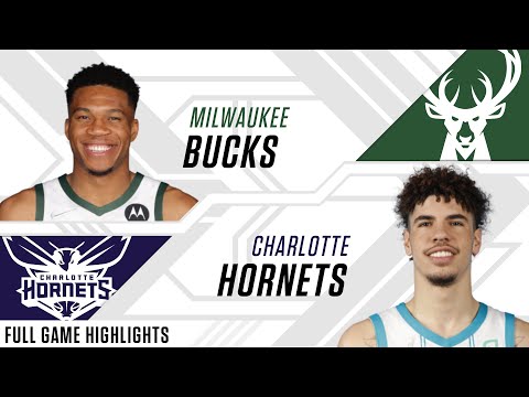 Giannis Antetokounmpo & Khris Middleton take on LaMelo Ball & Terry Rozier | Full Game Highlights