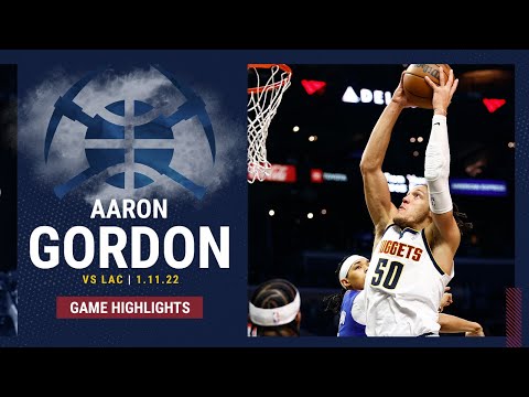 HIGHLIGHTS: Aaron Gordon drops 30 points, 12 rebounds in loss vs. Los Angeles Clippers (01/11/2022)