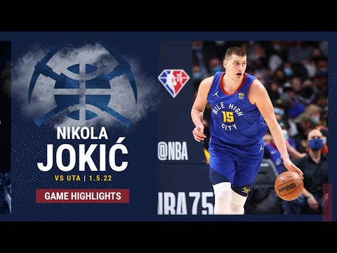HIGHLIGHTS: Nikola Jokić drops 26 points, 21 rebounds, 11 assists in loss vs. Utah Jazz (01/05/2022)