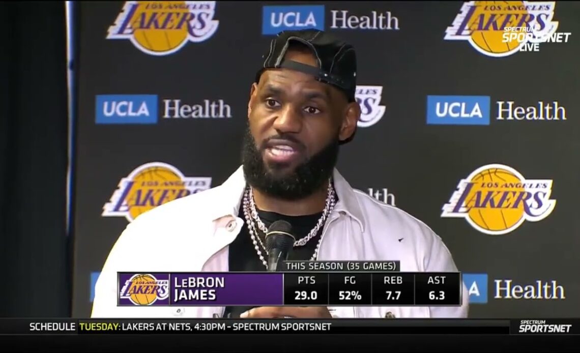 “I was 18 years-old saving a franchise, so I don’t really understand.” LeBron's postgame