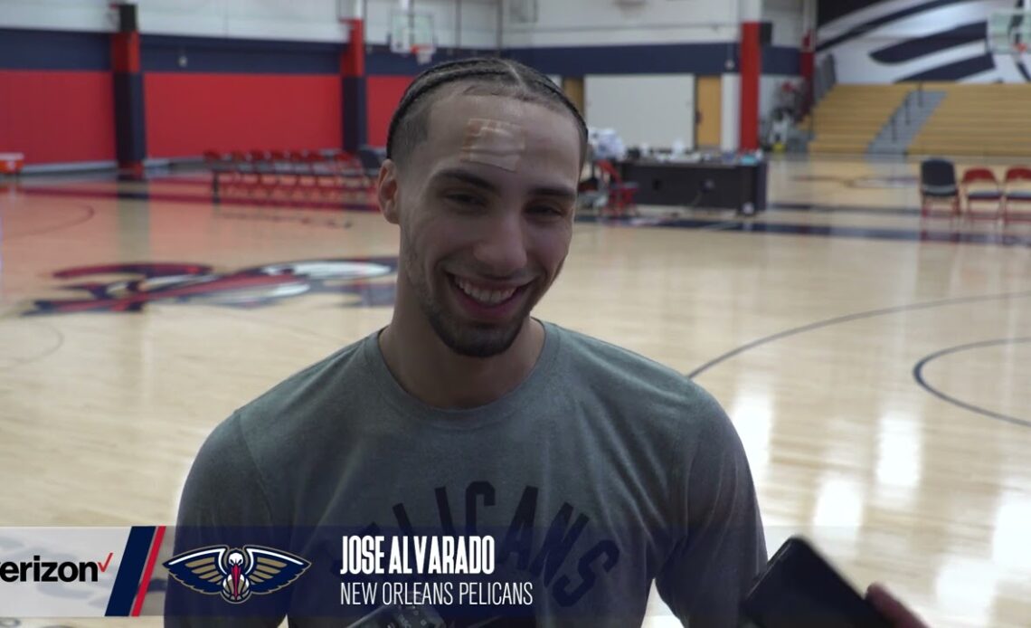 Jose Alvarado on head injury, NBA travel | New Orleans Pelicans