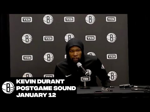 Kevin Durant | Postgame Sound | 1/12/22