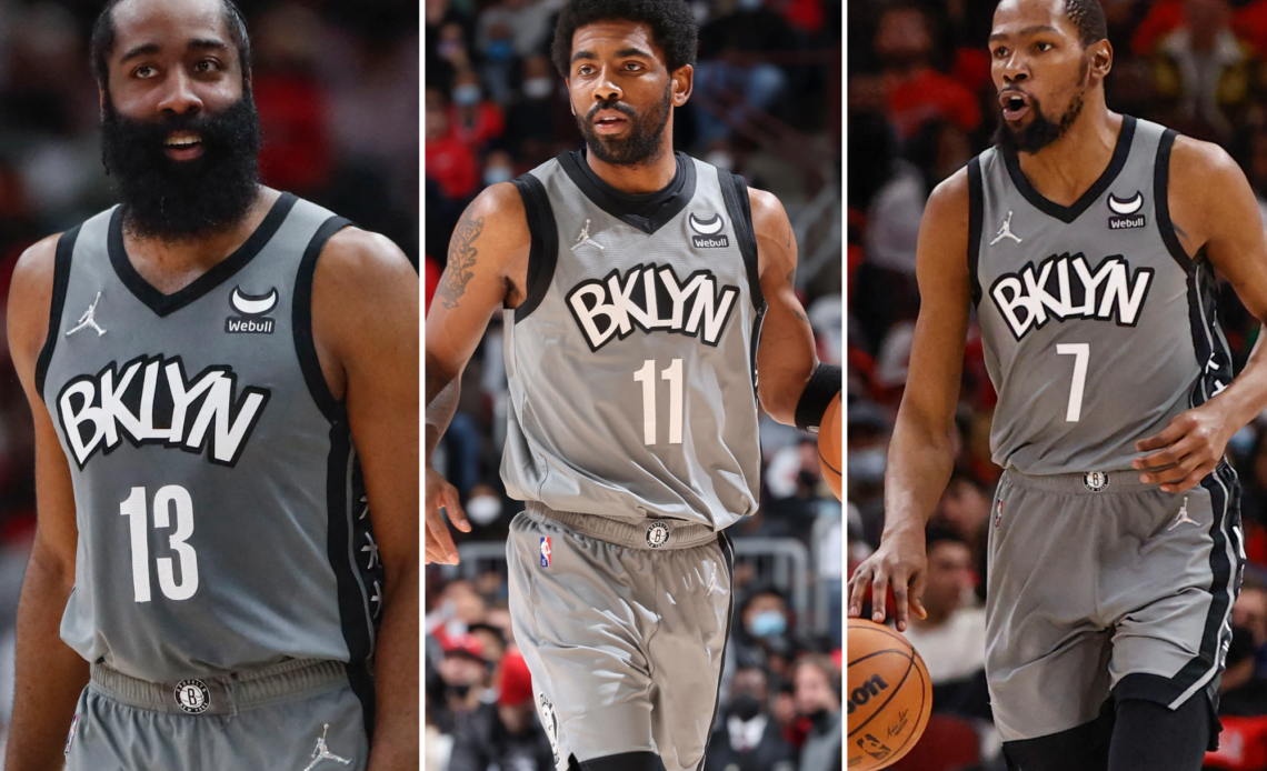 Kyrie Irving situation remains a challenge for Nets' Big 3