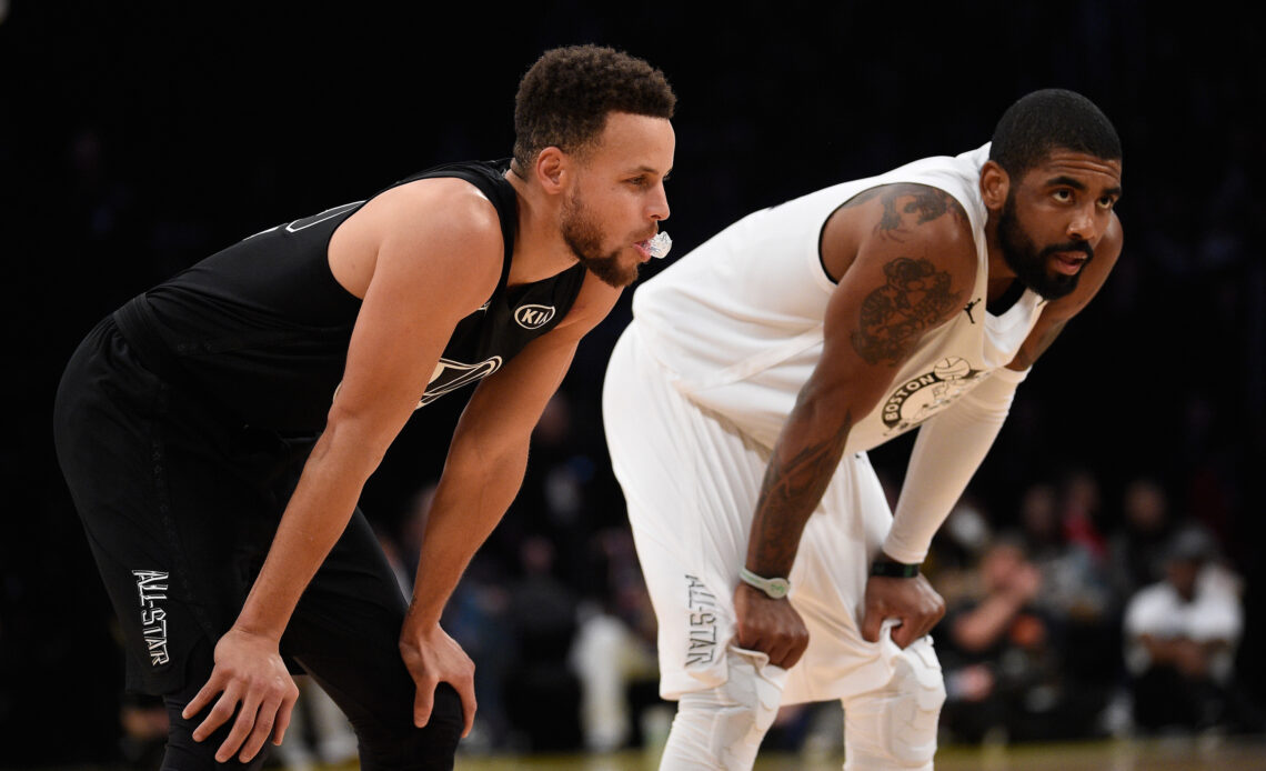 Kyrie Irving with high praise for Steph Curry after the Brooklyn Nets' loss to Warriors: “I mean the guy has completely revolutionized the game”