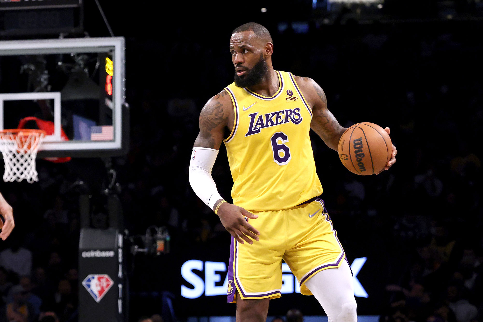 lebron james shorts lakers