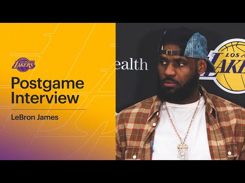Lakers Postgame: LeBron James (1/9/22)