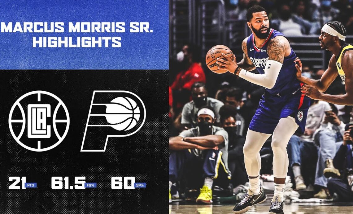 Marcus Morris Sr. kept it consistent with (21 PTS, 61.5% FG, 60% 3PM ) vs the Indiana Pacers.