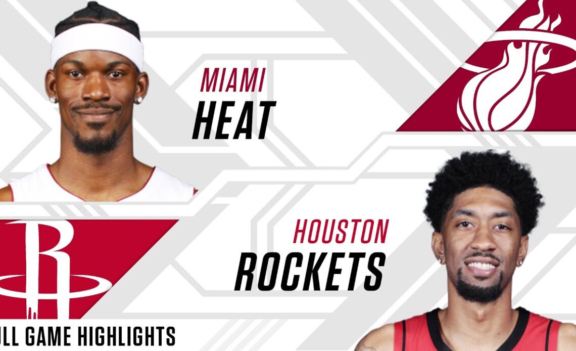 Miami Heat at Houston Rockets | Full Game Highlights