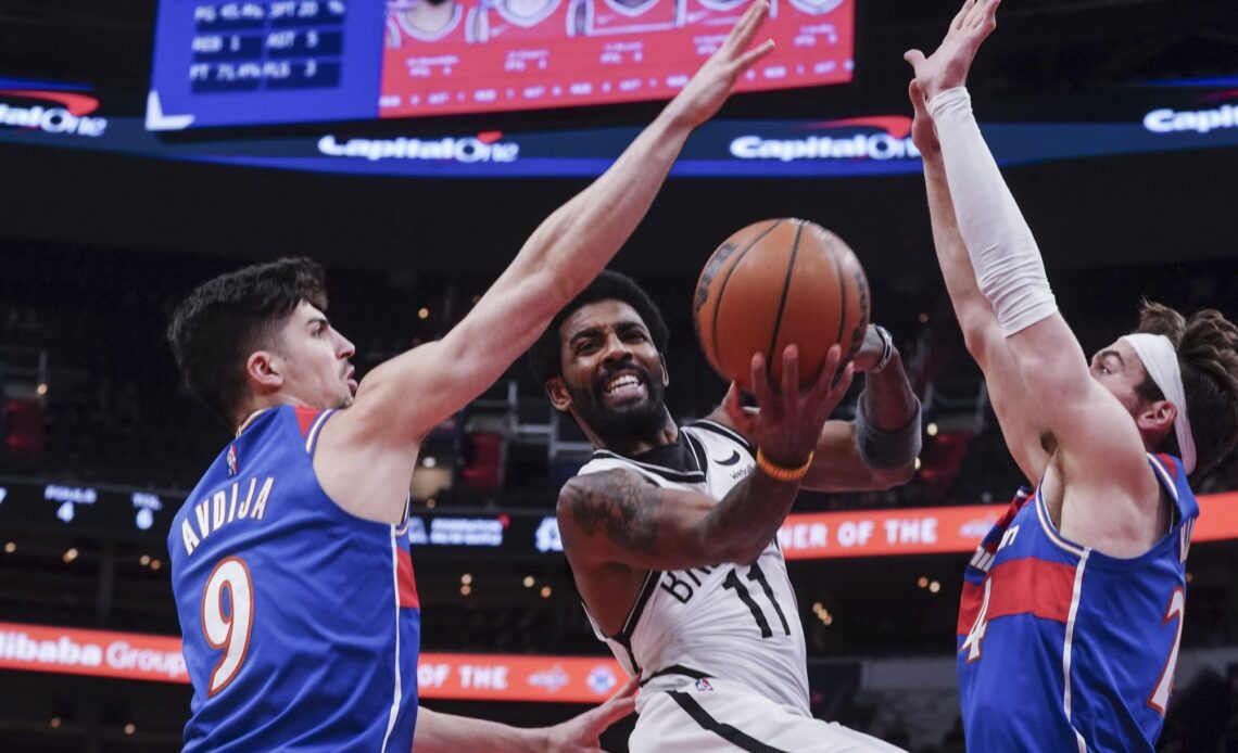 Nets eke out win over Wizards as Kyrie Irving steps up