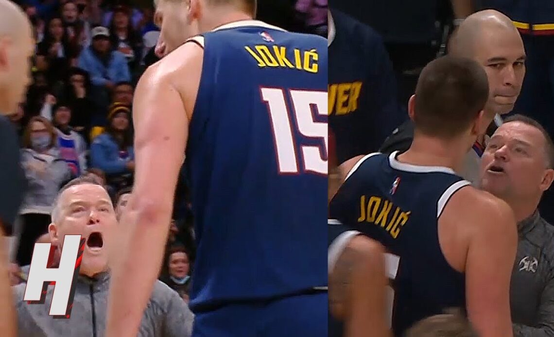 Nikola Jokic Gets into Referee's Face, Gets Hit with a Technical 👀