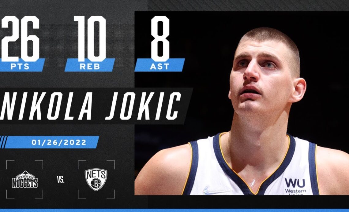 Nikola Jokic keeps 25-point game streak alive! Achieves 6th-straight in Brooklyn 💪🃏