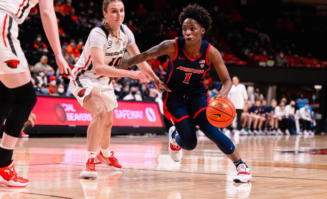 No. 7 Arizona vs. Oregon State Women's Basketball Recap | 1/13/22