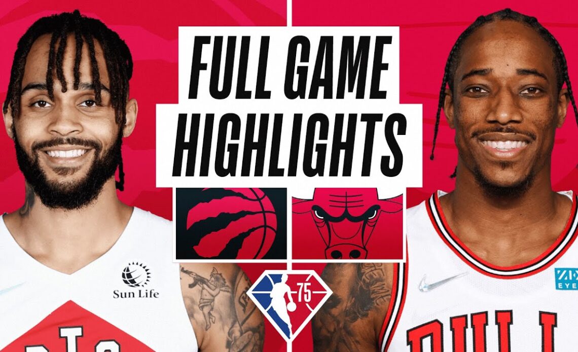 RAPTORS at BULLS | FULL GAME HIGHLIGHTS | January 26, 2022