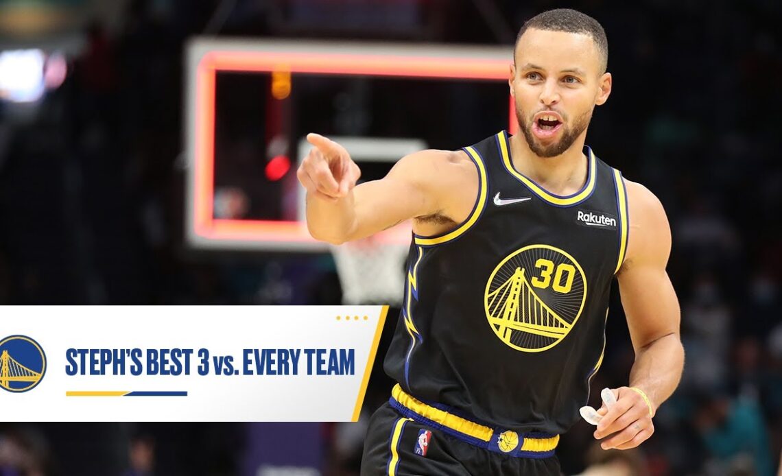 Stephen Curry's Best Three Against Every NBA Team