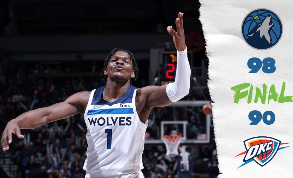 Timberwolves Rout Thunder, 98-90 For 2nd Straight Win | KAT & DLo Are Back | January 5, 2022