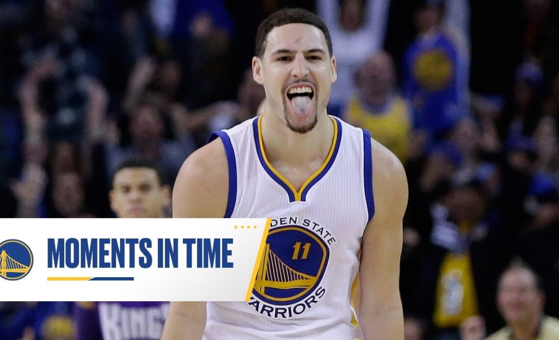 Tissot Moments in time | Klay Thompson Scores NBA Record 37 POINTS in a Quarter