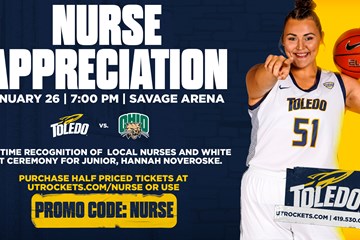 Toledo to Host Nurse Appreciation Night on Jan. 26