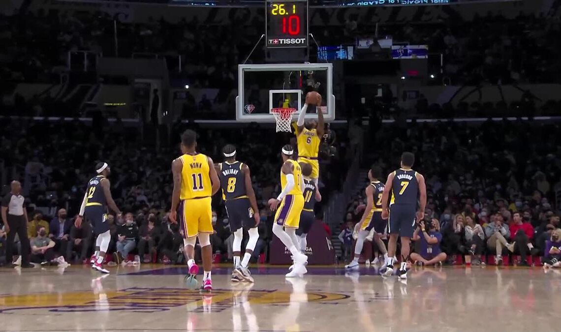 Top alley oops from Los Angeles Lakers vs. Indiana Pacers
