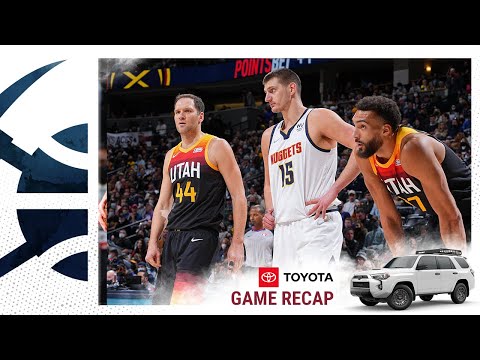 Toyota Game Recap: Jazz 125 - 102 Nuggets