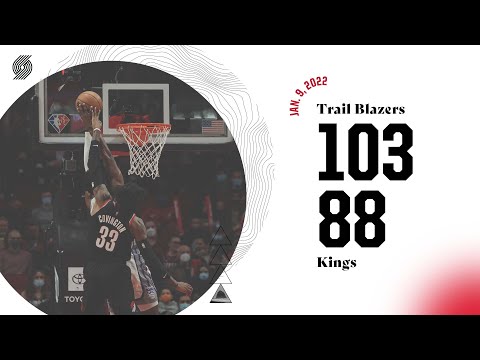 Trail Blazers 103, Kings 88 | Game Highlights | Jan. 9, 2022