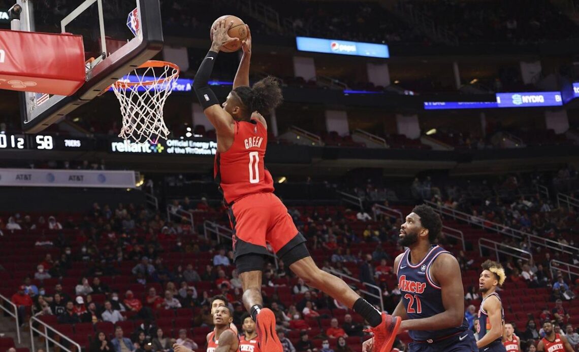 Turnovers plague Jalen Green, Rockets in big loss to Joel Embiid, 76ers