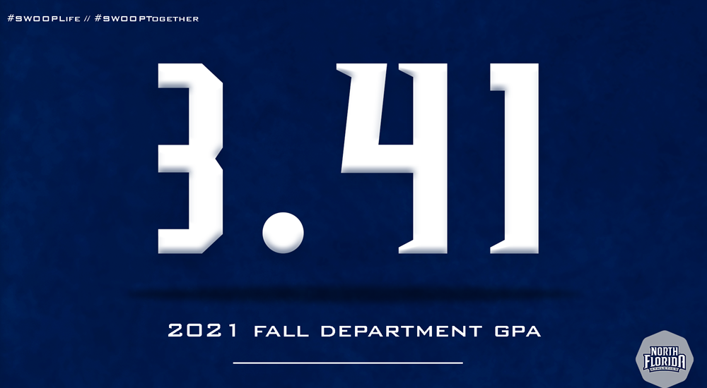 UNF Student-Athletes Tout 3.41 Department-Wide GPA