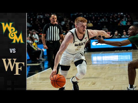 William & Mary vs. Wake Forest Men's Basketball Highlights (2021-22)