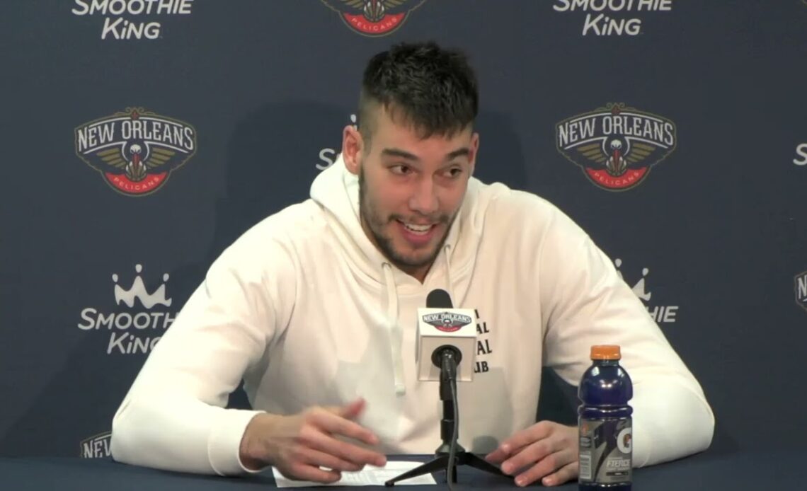 Willy Hernangomez on Herb Jones | Pelicans vs Nuggets 1-28-22