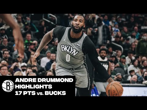 Andre Drummond Highlights | 17 Points vs. Milwaukee Bucks
