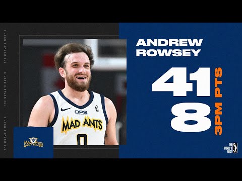 Andrew Rowsey Goes OFF for 41 Points, 8 Threes vs. Skyhawks