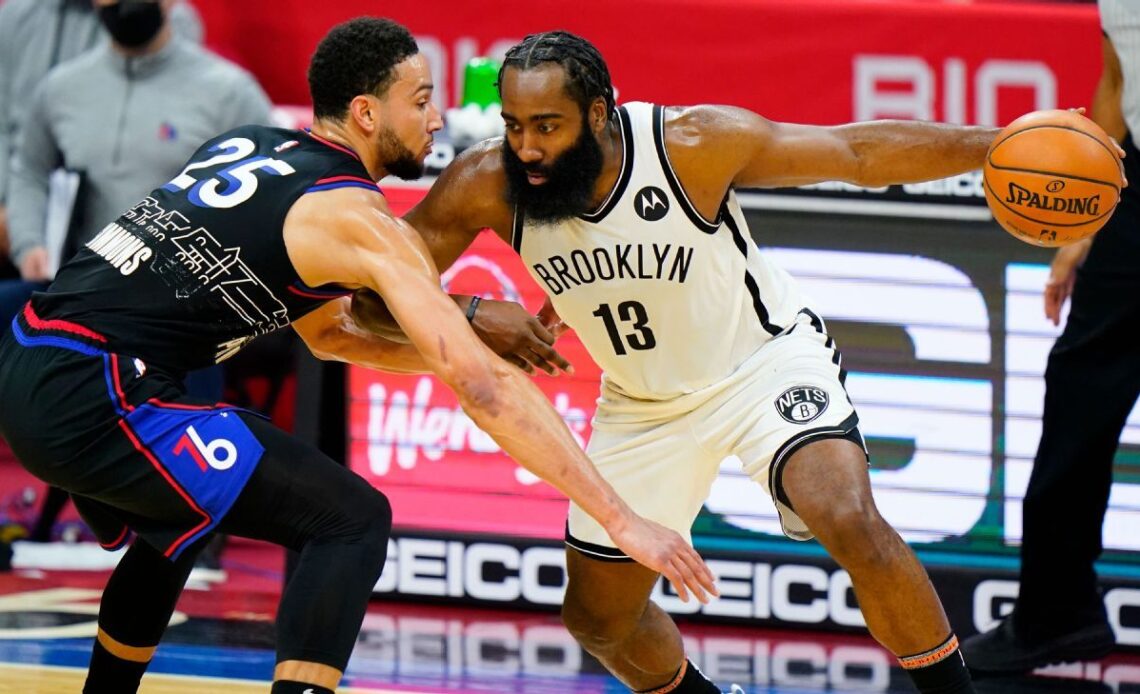 Brooklyn Nets trade James Harden to Philadelphia 76ers for Ben Simmons, Seth Curry, Andre Drummond, sources say