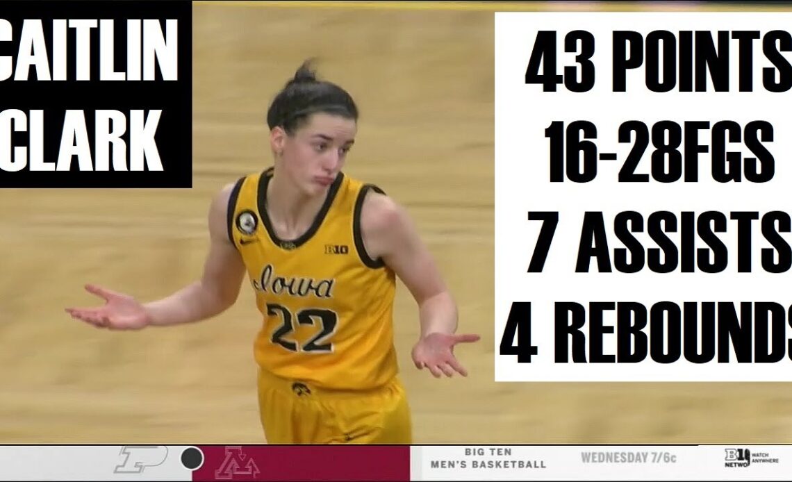 Caitlin Clark Drops 43 POINTS, But LOSES On Controversial Ending! | #23 OSU vs #21 Iowa Hawkeyes
