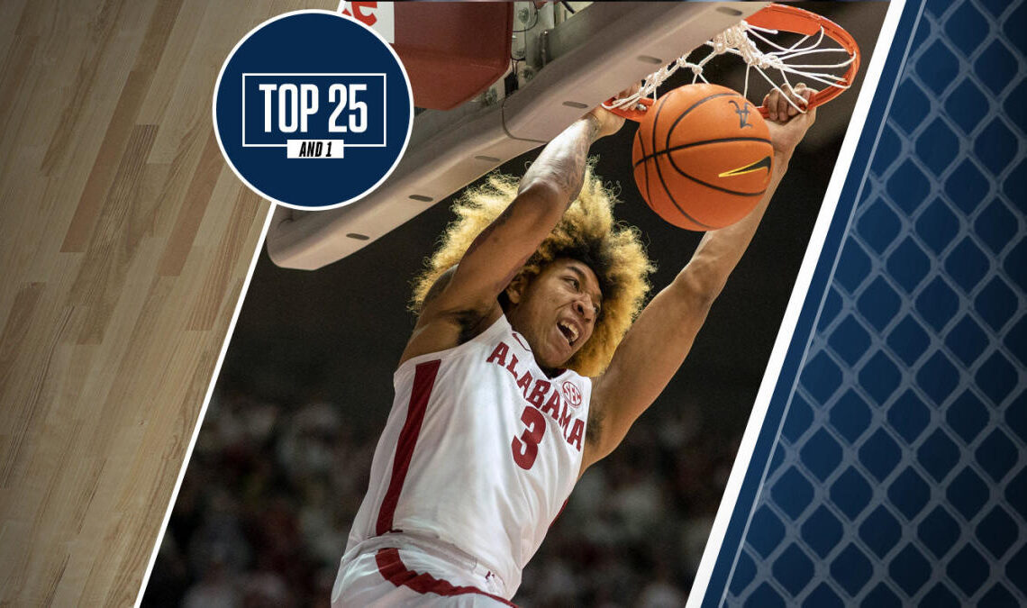 College basketball rankings: Alabama looks to rise in Top 25 And 1 as inconsistent Tide battle Kentucky