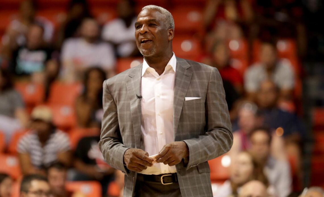 Current NBA player Charles Oakley would love to knock on his a** is…?