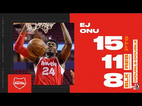 EJ Onu Posts 15 points, 11 rebounds & 8 BLOCKS vs. Austin Spurs