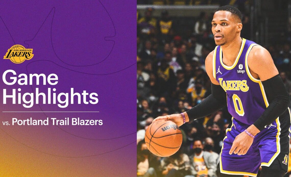 HIGHLIGHTS | Los Angeles Lakers vs Portland Trail Blazers