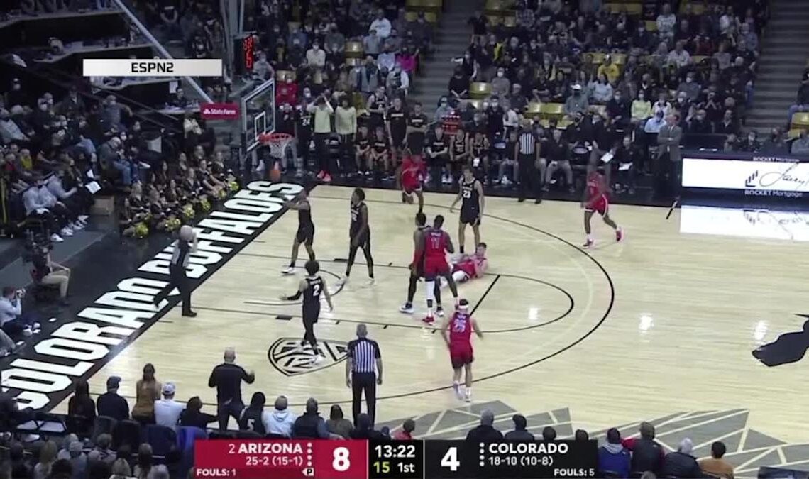 Highlights: Colorado men's basketball stuns No. 2 Arizona 79-63 on Senior Night in Boulder