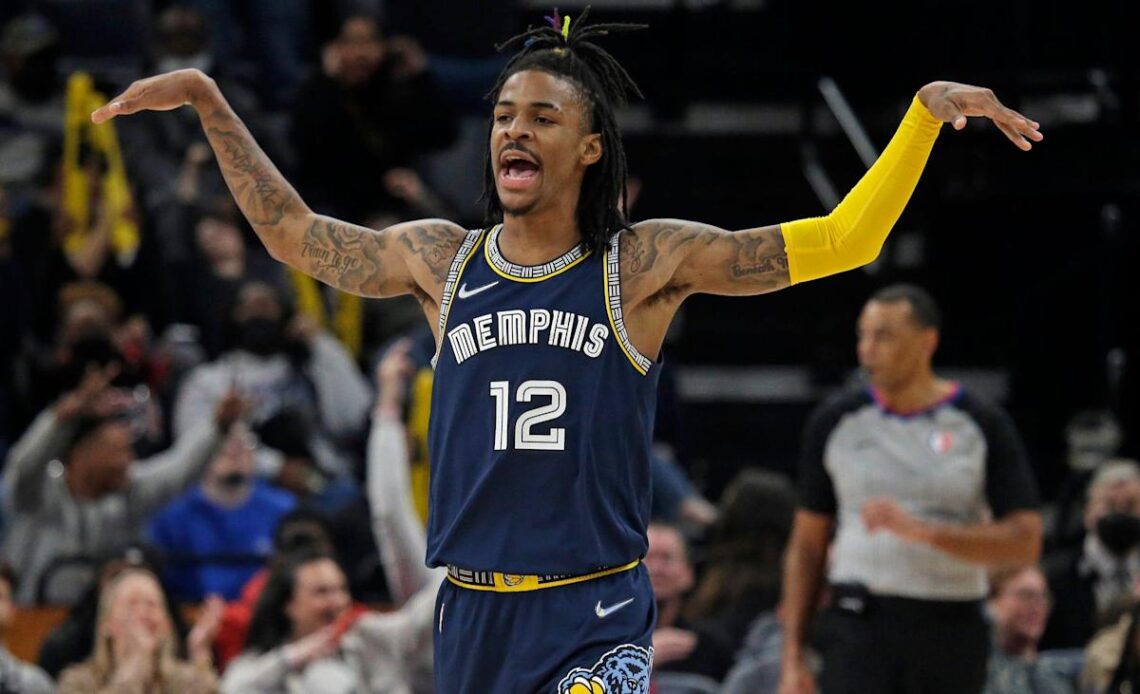 Ja Morant puts on a show, scores Grizzlies team-record 52 points in win over Spurs
