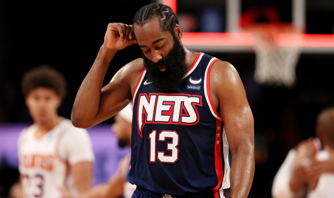 James Harden frustrated at 'having to be the guy' for Nets after thinking he was joining superteam, per report