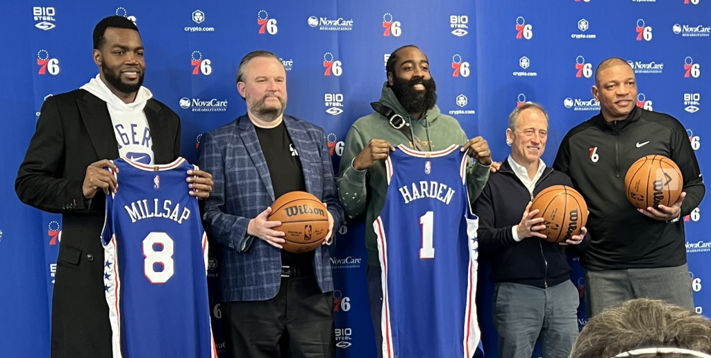 James Harden sees something special in the Sixers, and he wants to be the finishing touch