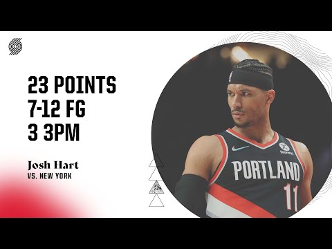 Josh Hart BLAZERS DEBUT (23 points) | Trail Blazers vs. Knicks | Feb. 12, 2022