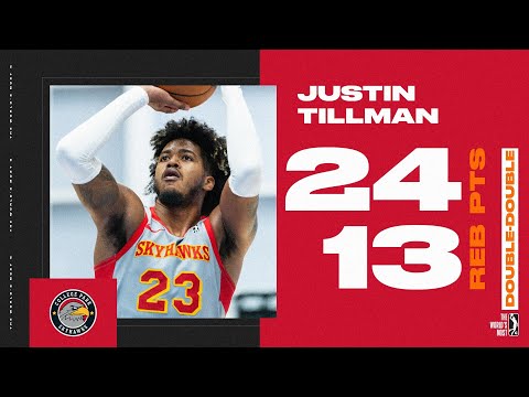 Justin Tillman Posts 24 points & 13 rebounds vs. Capital City Go-Go