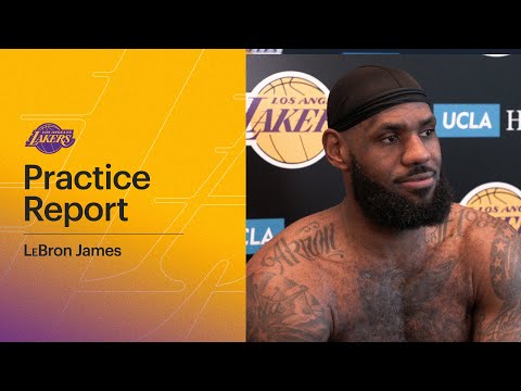 LeBron James discusses the last two days of practice and his experience at the Super Bowl
