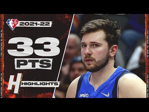 Luka Doncic Drops 33 PTS 11 AST 7 REB Full Highlights vs Pistons