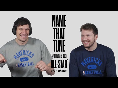 Luka Doncic and Boban play Name That Tune | NBA All Star 2022